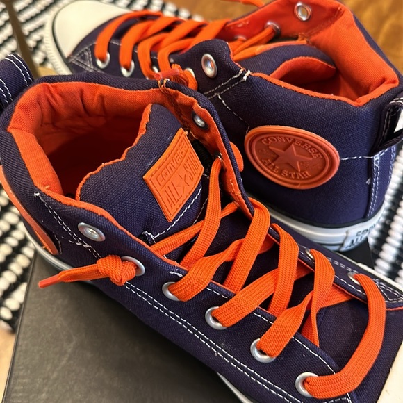 CONVERSE unisex All Star Chuck Taylor Street Mid Shoe in Dozar Blue - Picture 8 of 16